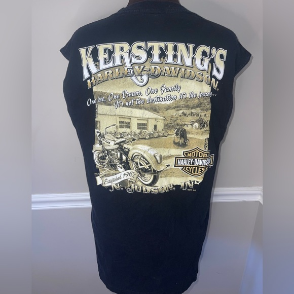 HarleyDavidson Shirts Harley Davidson Kerstings N Judson In Sleeveless T Shirt Mens L